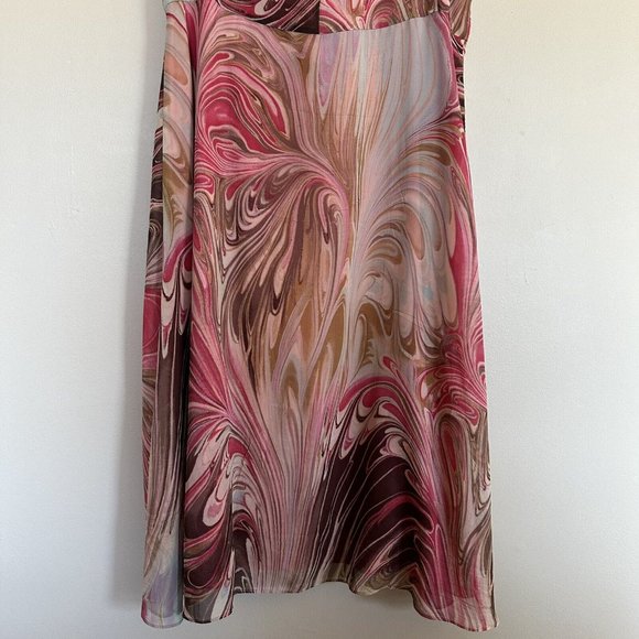 lafayette 148 silk summer pink dress size 16 - Picture 8 of 10